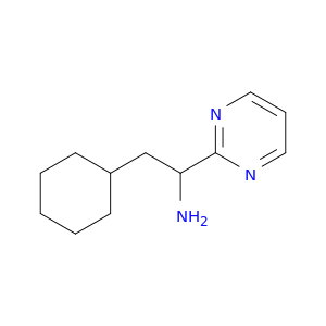 2-cyclohexyl-1-(pyrimidin-2-yl)ethan-1-amine