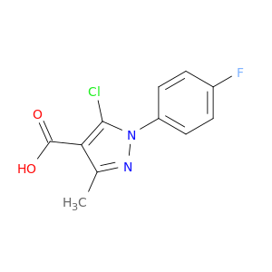 5-Chloro-1-(4-fluorophenyl)-3-methyl-1H-pyrazole-4-carboxylic Acid