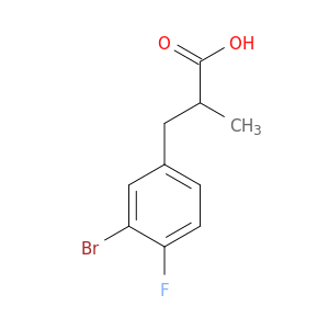 3-(3-bromo-4-fluorophenyl)-2-methylpropanoic acid