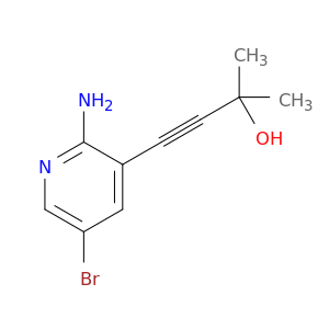 4-(2-氨基-5-溴吡啶-3-基)-2-甲基丁-3-炔-2-醇