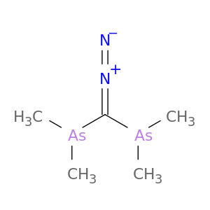Arsine, (diazomethylene)bis[dimethyl-