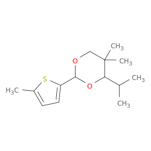 1,3-Dioxane, 5,5-dimethyl-4-(1-methylethyl)-2-(5-methyl-2-thienyl)-