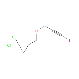 Cyclopropane, 1,1-dichloro-2-[[(3-iodo-2-propynyl)oxy]methyl]-