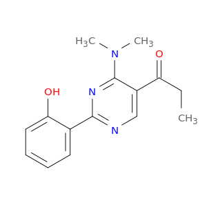1-Propanone, 1-[4-(dimethylamino)-2-(2-hydroxyphenyl)-5-pyrimidinyl]-
