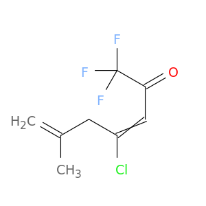 3,6-Heptadien-2-one, 4-chloro-1,1,1-trifluoro-6-methyl-