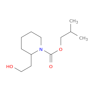 1-Piperidinecarboxylic acid, 2-(2-hydroxyethyl)-, 2-methylpropyl ester