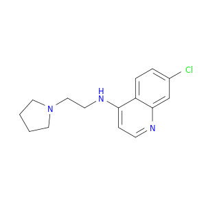 4-Quinolinamine, 7-chloro-N-[2-(1-pyrrolidinyl)ethyl]-