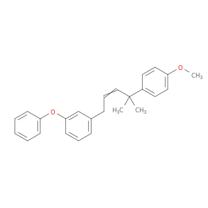 Benzene, 1-[4-(4-methoxyphenyl)-4-methyl-2-pentenyl]-3-phenoxy-