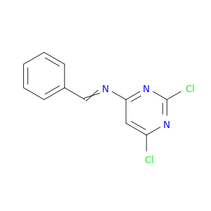 4-Pyrimidinamine, 2,6-dichloro-N-(phenylmethylene)-