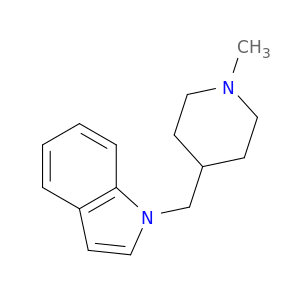 1H-Indole, 1-[(1-methyl-4-piperidinyl)methyl]-
