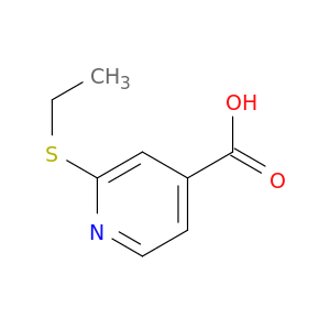 2-(Ethylsulfanyl)pyridine-4-carboxylic Acid