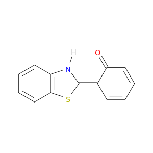 2,4-Cyclohexadien-1-one, 6-(2(3H)-benzothiazolylidene)-, (6E)-