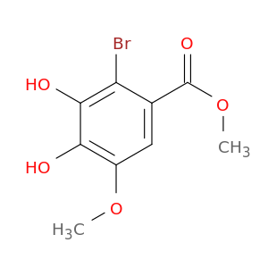 2-溴-3,4-二羟基-5-甲氧基苯甲酸甲酯