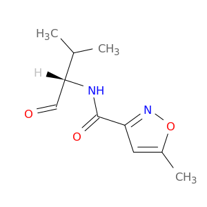 3-Isoxazolecarboxamide, N-[(1S)-1-formyl-2-methylpropyl]-5-methyl-