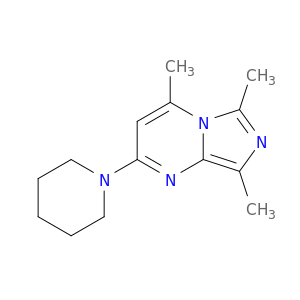Imidazo[1,5-a]pyrimidine, 4,6,8-trimethyl-2-(1-piperidinyl)-