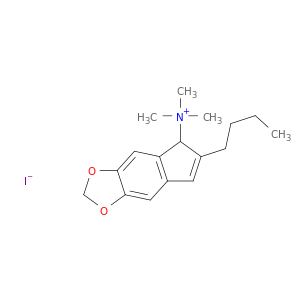 6-Butyl-N,N,N-trimethyl-5H-indeno(5,6-d)-1,3-dioxol-5-aminium iodide