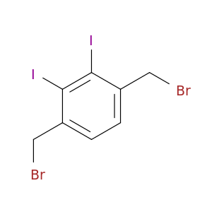 Benzene, 1,4-bis(bromomethyl)-2,3-diiodo-