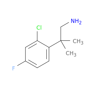 2-(2-Chloro-4-fluorophenyl)-2-methylpropan-1-amine