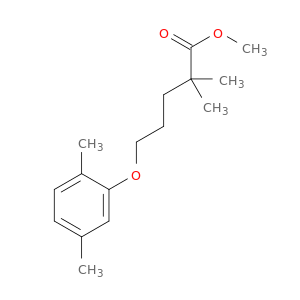 Pentanoic acid, 5-(2,5-dimethylphenoxy)-2,2-dimethyl-, methyl ester