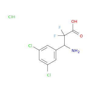 3-Amino-3-(3,5-dichlorophenyl)-2,2-difluoropropanoic Acid Hydrochloride