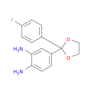 4-[2-(4-氟苯基)-1,3-二氧化硅-2-基]-1,2-苯并二胺