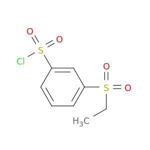3-(Ethanesulfonyl)benzene-1-sulfonyl chloride