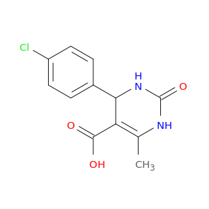 5-Pyrimidinecarboxylicacid, 4-(4-chlorophenyl)-1,2,3,4-tetrahydro-6-methyl-2-oxo-
