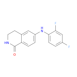 1(2H)-Isoquinolinone, 6-[(2,4-difluorophenyl)amino]-3,4-dihydro-