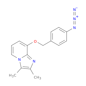 Imidazo[1,2-a]pyridine,8-[(4-azidophenyl)methoxy]-2,3-dimethyl-