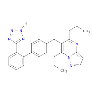 Pyrazolo[1,5-a]pyrimidine,5,7-dipropyl-6-[[2'-(2H-tetrazol-5-yl)[1,1'-biphenyl]-4-yl]methyl]-