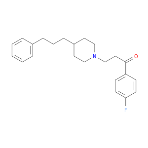 1-Propanone, 1-(4-fluorophenyl)-3-[4-(3-phenylpropyl)-1-piperidinyl]-