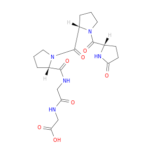 Glycine, N-[N-[1-[1-(5-oxo-L-prolyl)-L-prolyl]-L-prolyl]glycyl]-