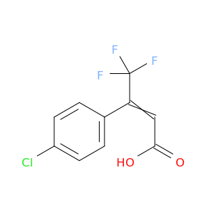 3-(4-Chlorophenyl)-4,4,4-trifluorobut-2-enoic acid