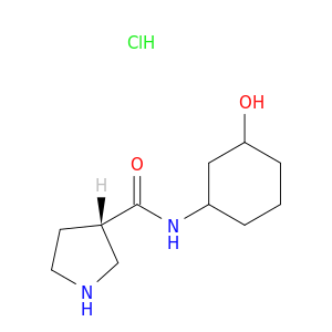 (3S)-N-(3-Hydroxycyclohexyl)pyrrolidine-3-carboxamide Hydrochloride