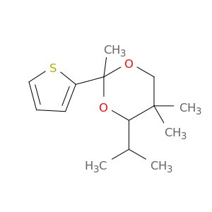 1,3-Dioxane, 2,5,5-trimethyl-4-(1-methylethyl)-2-(2-thienyl)-