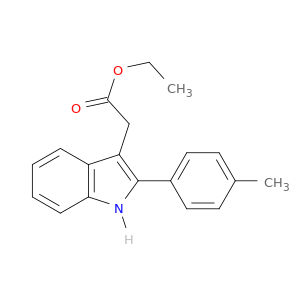 1H-Indole-3-acetic acid, 2-(4-methylphenyl)-, ethyl ester