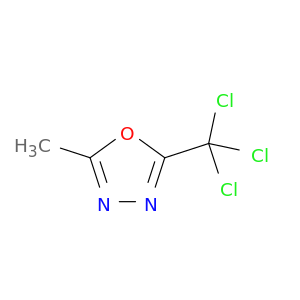 2-Methyl-5-(trichloromethyl)-1,3,4-oxadiazole