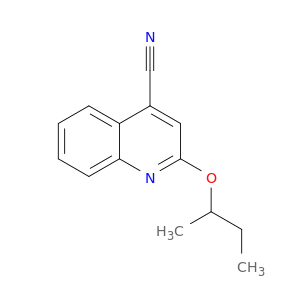 4-Quinolinecarbonitrile,2-(1-methylpropoxy)-