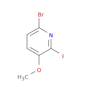 6-Bromo-2-iodo-3-methoxypyridine