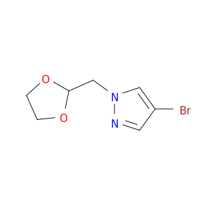 1-((1,3-Dioxolan-2-yl)methyl)-4-bromo-1H-pyrazole