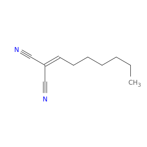 Propanedinitrile, heptylidene-