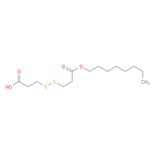 Propanoic acid, 3-[(2-carboxyethyl)dithio]-, 1-octyl ester