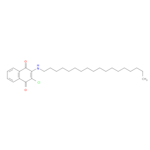1,4-Naphthalenedione,2-chloro-3-(octadecylamino)-