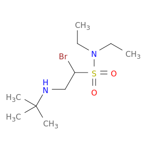 Ethanesulfonamide, 1-bromo-2-[(1,1-dimethylethyl)amino]-N,N-diethyl-
