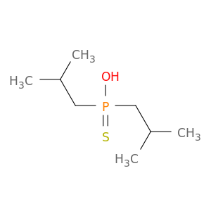 Phosphinothioic acid, bis(2-methylpropyl)-