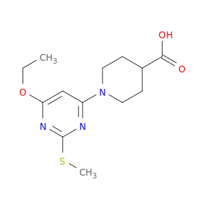 1-(6-乙氧基-2-甲基硫基-嘧啶-4-基)-哌啶-4-羧酸