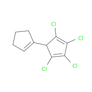 1,3-Cyclopentadiene, 1,2,3,4-tetrachloro-5-(1-cyclopenten-1-yl)-