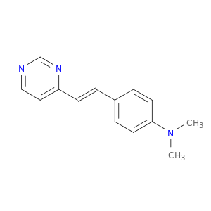 Benzenamine, N,N-dimethyl-4-[(1E)-2-(4-pyrimidinyl)ethenyl]-