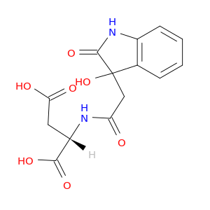 L-Aspartic acid, N-[(2,3-dihydro-3-hydroxy-2-oxo-1H-indol-3-yl)acetyl]-