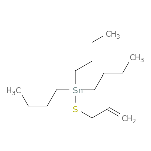Stannane, tributyl(2-propenylthio)-